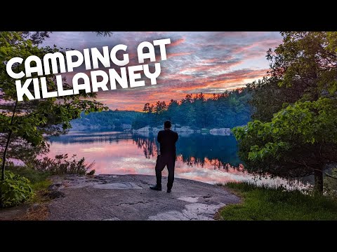 Camping at KILLARNEY PROVINCIAL PARK | Killarney Campsite with a View | Campfire Cooking