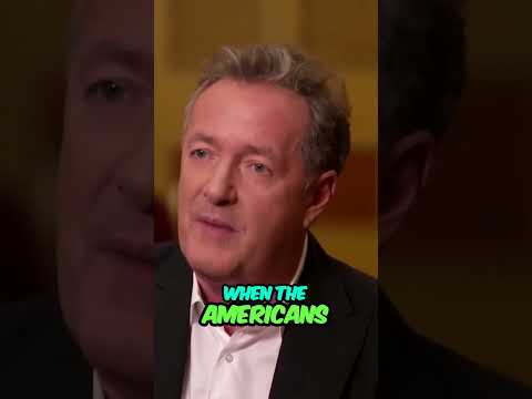 Piers Morgan thinks it is the US's job to be the world's police.