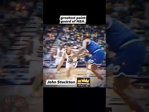 greatest point guard.#JohnStockton#followerseveryon #NBA #viralreelsfb#reelstrending