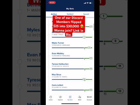 Flipping $25 to $30,000 is nasty work 🤮. Wanna join the discord? Click link in bio. #sportsbetting