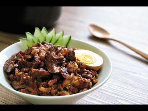 Taiwanese Minced Pork Rice（經典台灣味！手切滷肉飯）