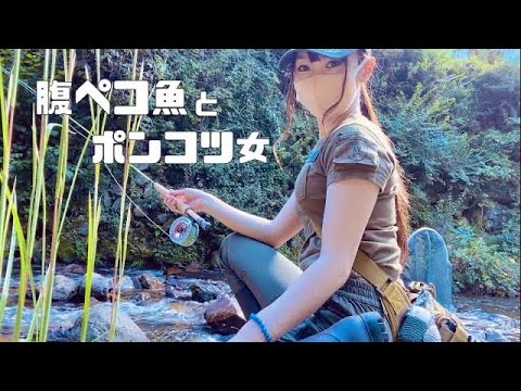 [Fishing] Hungry fish VS beginner fishing girl [Subtitles]