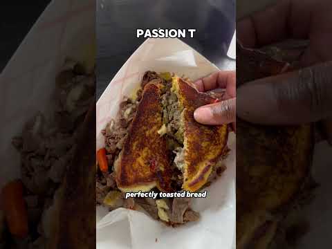 🔥Italian Beef Melt at Passion T! Plus Hibachi Burrito & Top Tier Lamb Chops