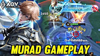 AOV : MURAD GAMEPLAY | IN JUNGLE - ARENA OF VALOR LIÊNQUÂNMOBILE ROV