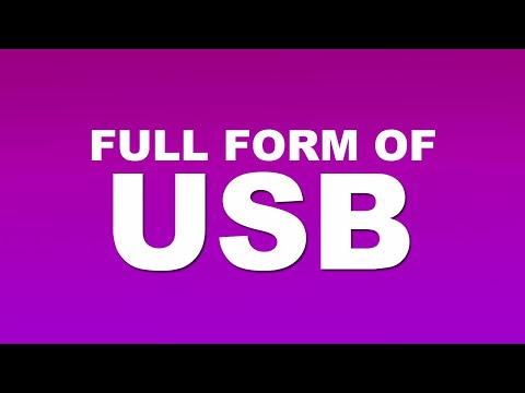 Full Form of USB | What is USB Full Form | USB Abbreviation