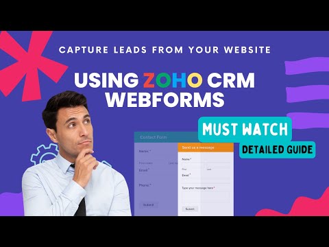 Configuring Zoho CRM webforms and connecting your website (Detailed Guide)