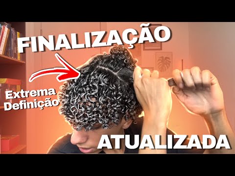 Essa finalização ficou perfeita no meu cabelo finalização atualizada com pente de três fileiras