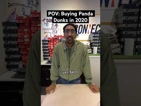 POV: Buying Panda Dunks in 2020 at a Sneaker Store