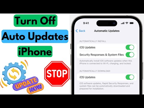 How to Stop iPhone Software Update | How to Turn Off Automatic Software Updates on iPhone