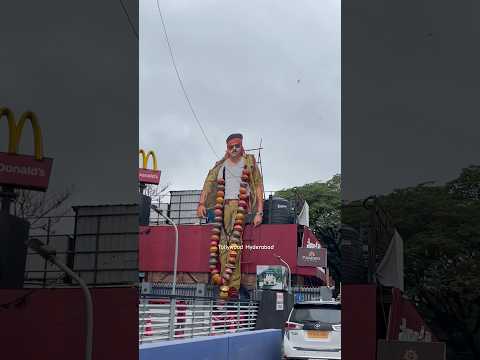 MLA Pawan Kalyan Cutout At IMAX Hyderabad | Happy Birthday Pawan Kalyan #pawankalyan #shorts