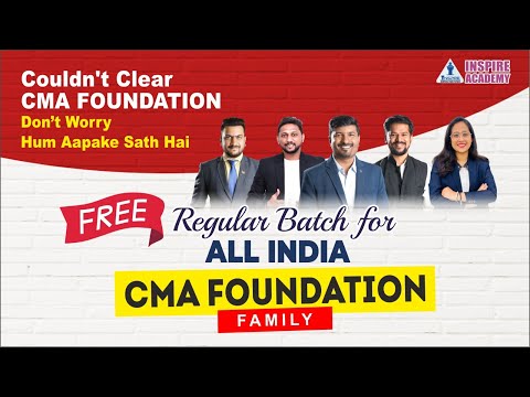 FREE CMA FOUNDATION BATCH ANNOUNCEMENT JUNE 25 | Free Regular Batch | Inspire Academy CMA 🎯