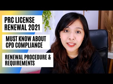 PRC LICENSE RENEWAL 2021 (STEP BY STEP PROCEDURE)- PRC CPD COMPLIANCE EXPLANATION // PHILIPPINES