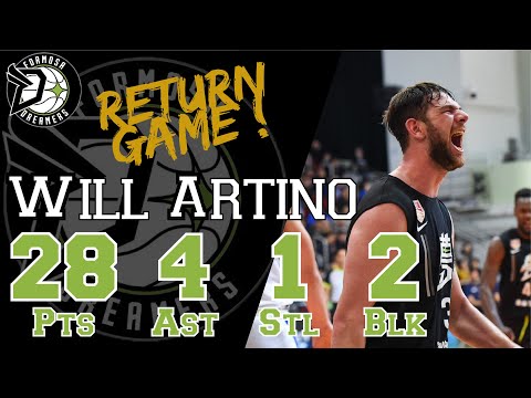 ▋東南亞職籃 #ABL9 20th Jan 2019│Will Artino 滿血回歸！28 分、4 助攻、1 抄截、2 阻攻 Highlight