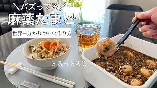 激うま!!バズっている煮卵【絶対に失敗しない】作り方。半熟卵完全攻略法も！【麻薬たまご】