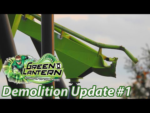 Green Lantern | Demolition Update #1 | Six Flags Great Adventure | November 29th, 2024