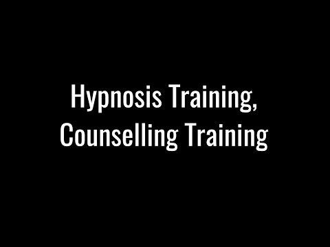 Hypnosis Training, Counselling Training