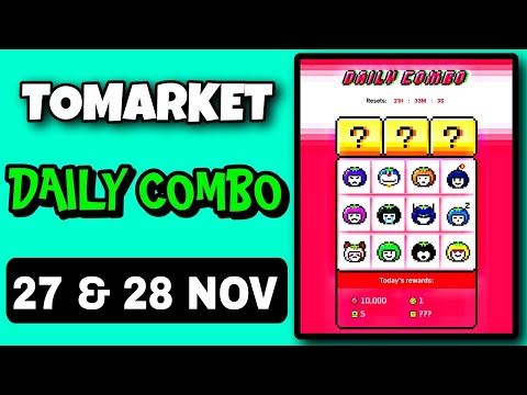 🍅Tomarket Airdrop Combo 27 November | Tomarket Daily Combo Today | Tomarket Combo Cards Today