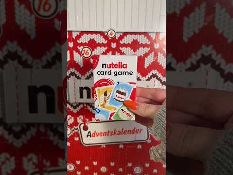 Nutella Advent Calendar🎄#christmas #alliwantforchristmasisyou #merrychristmas  #adventcalendar