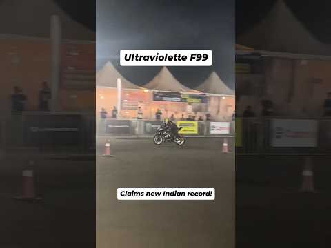 Ultraviolette F99 is the new fastest Indian! Clocks 10.712sec in a quarter mile! New Indian record!