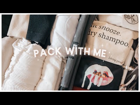 pack with me: weekend birthday trip! ✈️