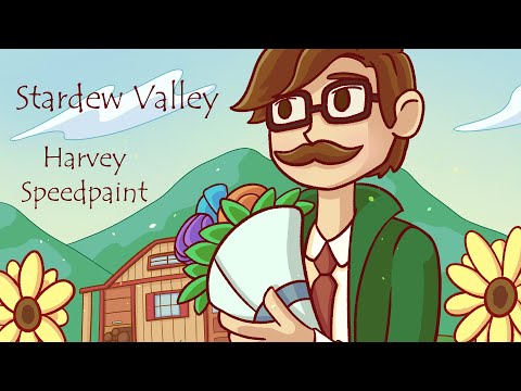 A Bouquet for Harvey // Stardew Valley Timelapse