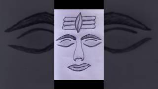 easy Mahadev ji drawing for kids #trending#viral#new #shortsvideo#ytshorts #harharmahadevji#kidsart