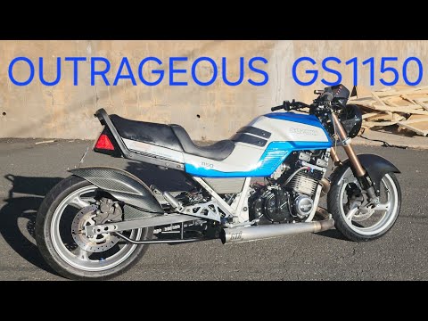 OUTRAGEOUS 1327CC SUZUKI GS1150E PRO STOCK STREET WEAPON THE KING OF THE 1/4 MILE