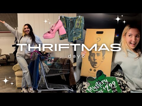 THRIFT WITH ME • ROSS HOPPIN • TJ’s Mystery bags • THRIFTMAS DAY 8￼