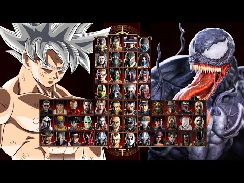 Mortal Kombat 9 - GOKU SSJ & VENOM - Expert Tag Ladder - Gameplay @(1080p) - 60ᶠᵖˢ ✔