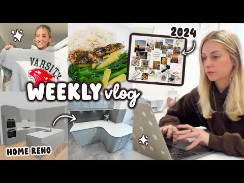 back to work, NEW kitchen design & a baby this year?… WEEKLY VLOG