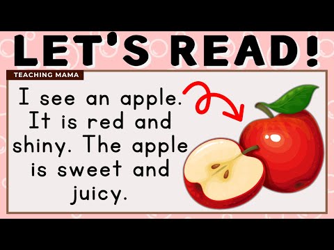 LET'S READ! | ENGLISH READING | SIMPLE SENTENCES FOR KIDS GRADE 1 & KINDER | TEACHING MAMA