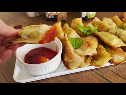 Easy Recipe,Fry Dumplings🥟,Afghan fry mantoo/Momos