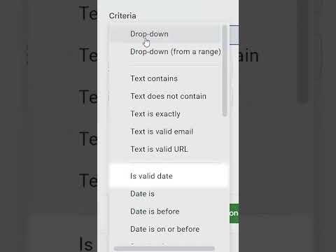 Pop Up Calendar di Google sheets, fitur ini ternyata gampang #googlesheets #tutorialexcel