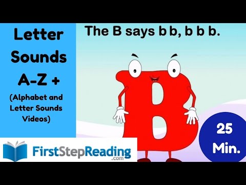 A-Z Letter Sounds / Alphabet  Videos, Learn the Letters and their Sounds, Phonics, English,  ESL