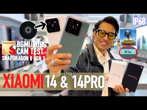 Xiaomi 14 Pro Unboxing with Magical Camera, and BGMI/PUBG at "90 FPS" Gaming Test, Pricing & Color