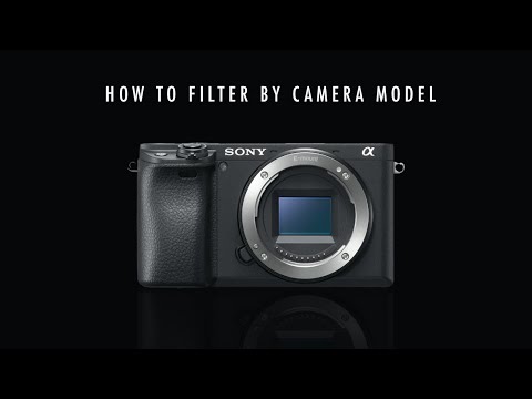 How to filter by camera model in lightroom