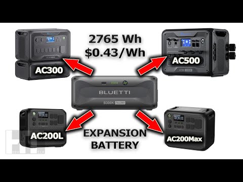 BLUETTI B300K Dirt CHEAP Expansion Battery For AC300 AC500 AC200L AC200MAX