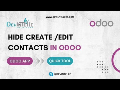 How to hide create/edit contacts in Odoo | Odoo Apps