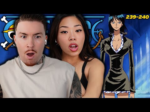 ROBIN SAYS GOODBYE | One Piece Reaction Episodes 239-240