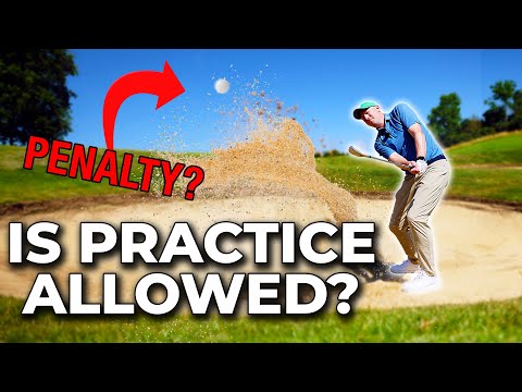 GOLF RULES: When You CAN And CAN'T Practice On The Course!