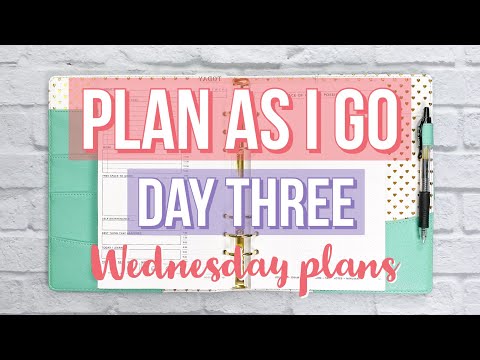 Daily Passion Planner - Plan As You Go | Day 3