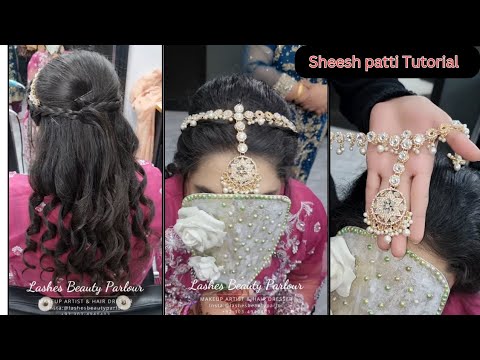 How to set sheesh pati by lashesbeautyparlour. #sheeshpati