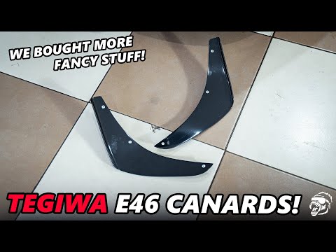 2003 BMW E46 BUILD! WE BOUGHT MORE FANCY STUFF FROM EBAY - TEGIWA E46 CANARDS!| Ep.6 #bmw #bmwe46