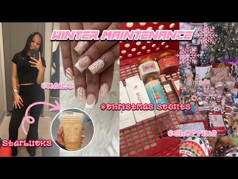 VLOGMAS: WINTER MAINTENANCE VLOG✰ Christmas shopping, nails, hair,hygiene || Ra’Mariah Alexia