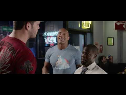 Central Intelligence - Bob Beats Up Guys at the Pub - The Rock, Kevin Hart -Clip #4