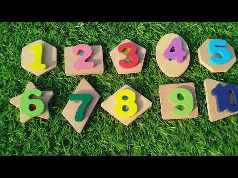 Best Learn Number & Shapes Names l Educational Toys Video l Preschool Toddler Learning