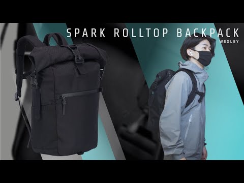 WEXLEY SPARK ROLLTOP BACKPACK / Durable and Versatile City Pack - BPG_209