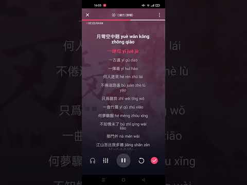 Hồng lăng nhận - Tất Dữu || 紅綾刃 [漆柚] Karaoke Pinyin