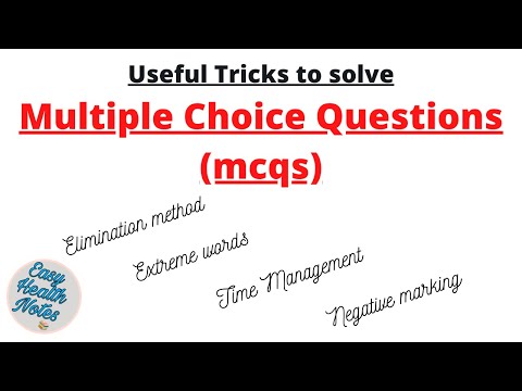 Useful tricks to solve objective question (mcqs) with 80% accuracy