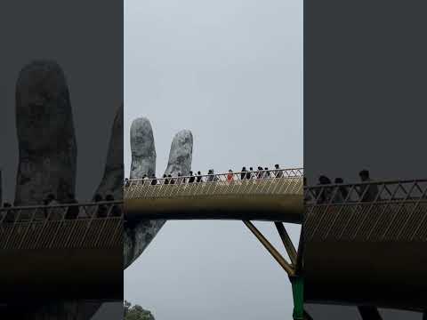 Ba Na hills in Vietnam #banahills #goldenbridge #niceplace #nature #viralfoodshort #suman_vietnam